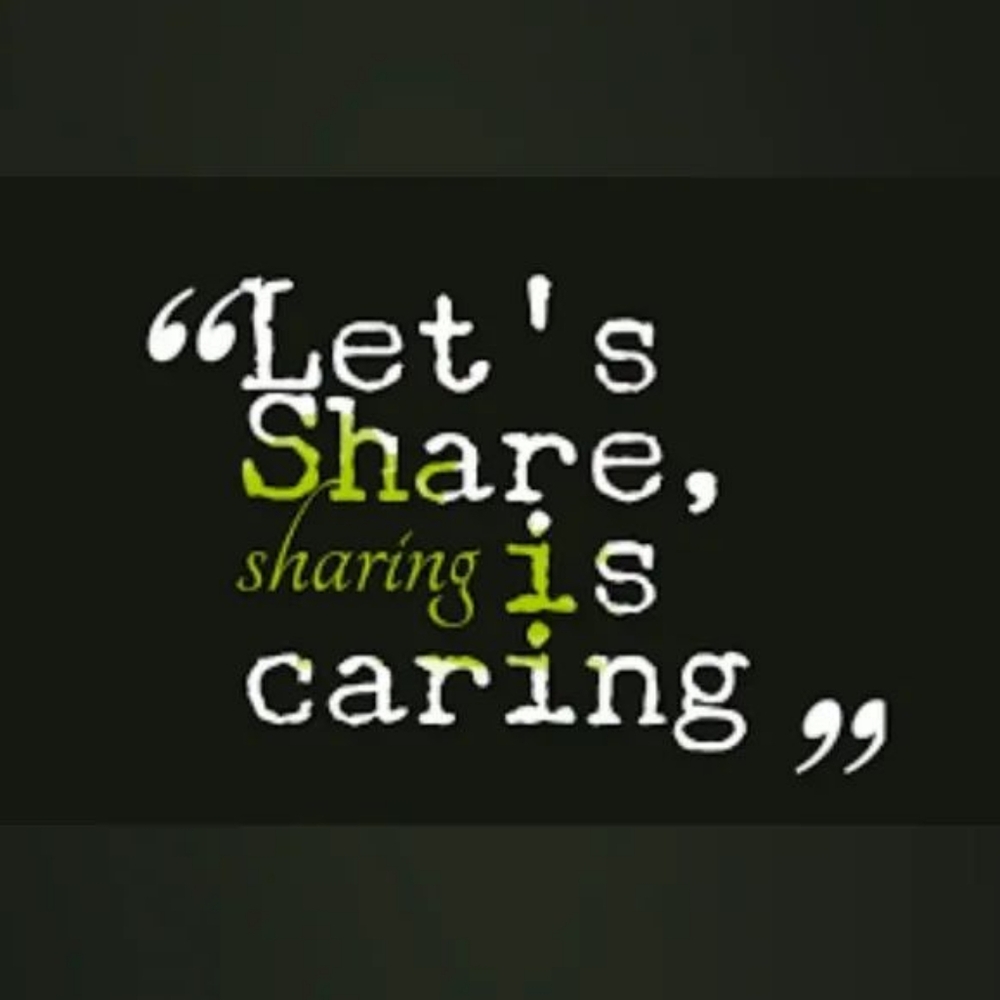 Sharing Is Caring